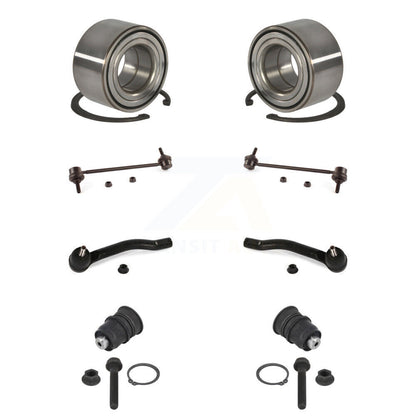 Bearing Lower Ball Joint Outer Tie Rod End Link Front Kit (8Pc) For Nissan Kicks