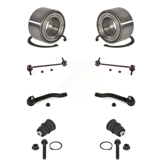 Bearing Lower Ball Joint Outer Tie Rod End Link Front Kit (8Pc) For Nissan Kicks