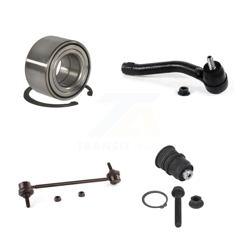 Bearing Link kit Lower Ball Joint Outer Tie Rod Front Right Kit For Nissan Micra