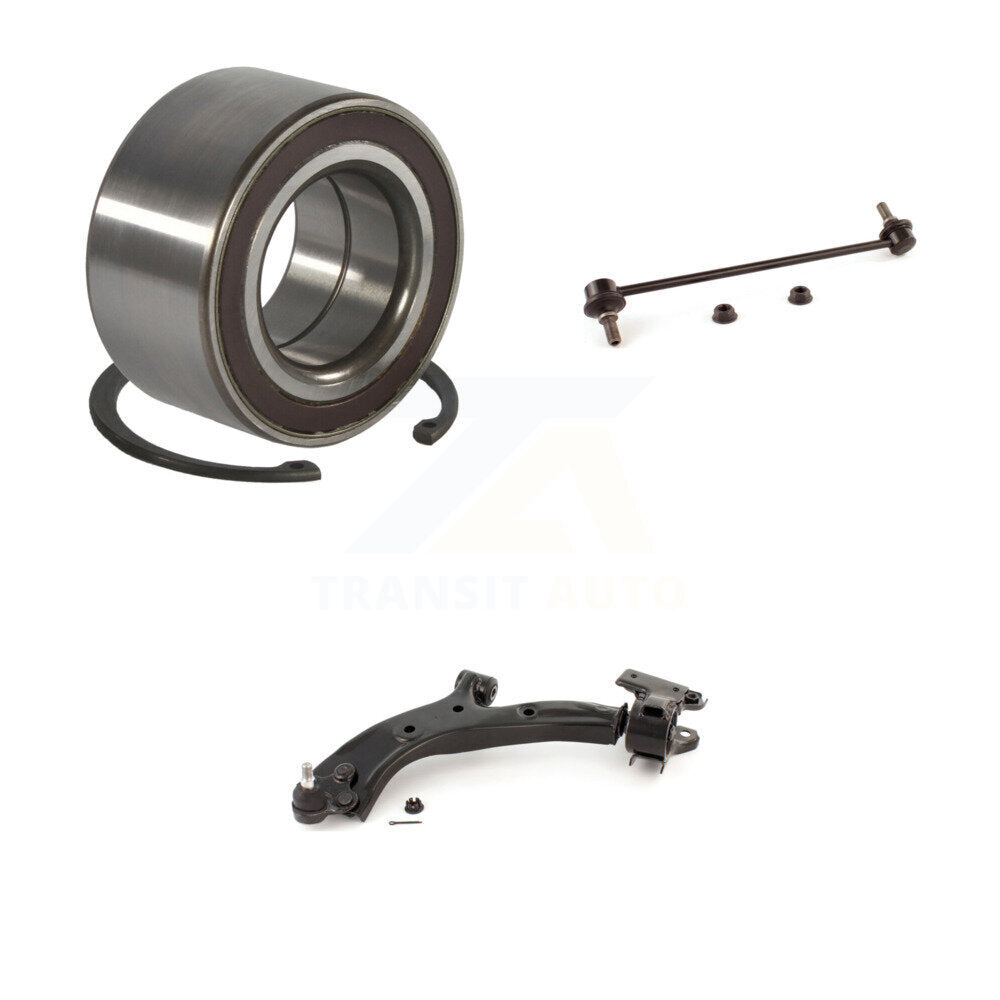 Wheel Bearing Link kit Lower Control Arm Front Left Kit For 2007-2011 Honda CR-V