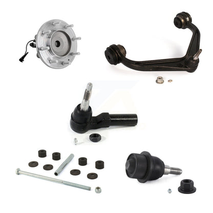 Front Right Hub Bearing Link kit Upper Control Arm Lower Ball Joint Outer Tie Rod Kit For