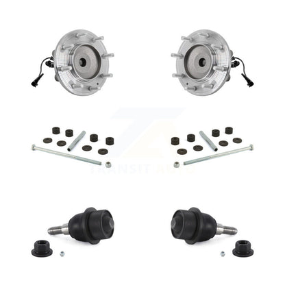 Hub Bearing Lower Ball Joint Link Front Kit For GMC Sierra 3500 HD Chevrolet RWD