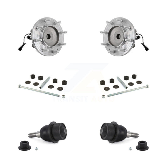 Hub Bearing Lower Ball Joint Link Front Kit For GMC Sierra 3500 HD Chevrolet RWD