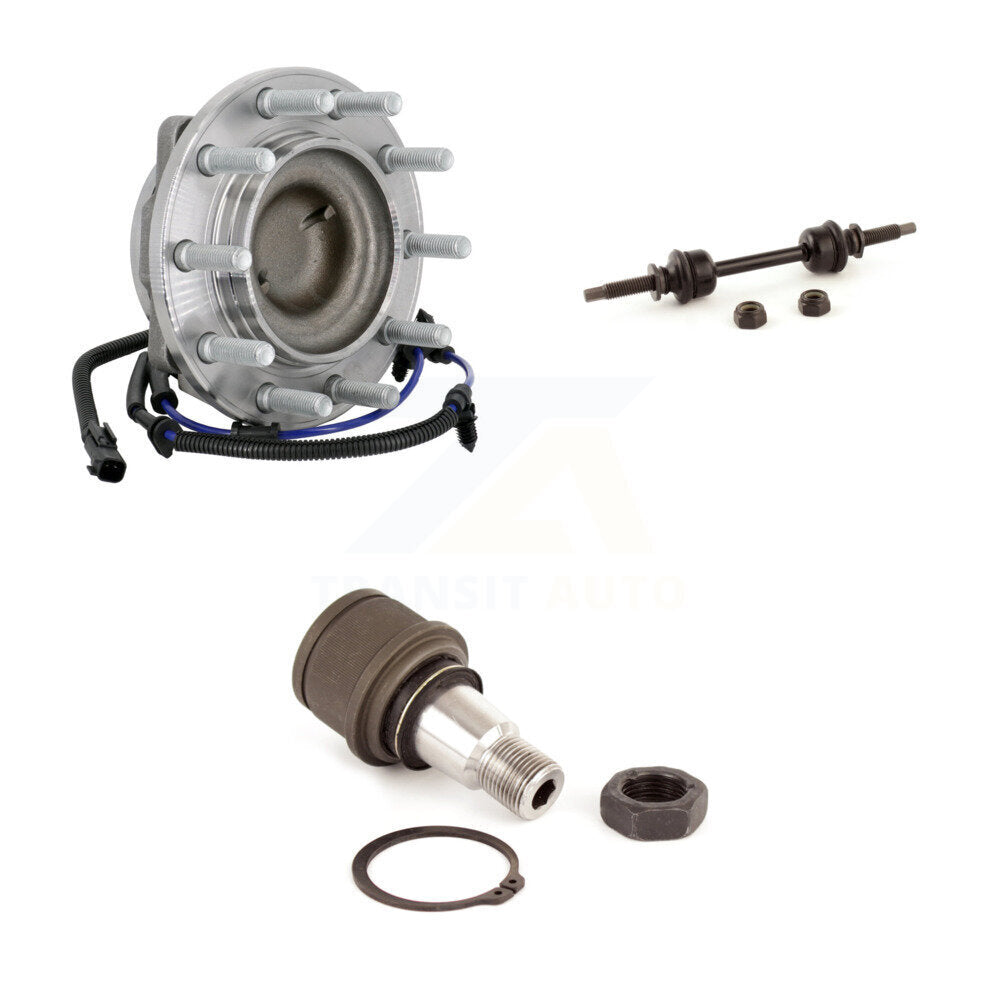 Hub Bearing Link kit And Lower Ball Joint Front Kit For Ford F-450 Super Duty