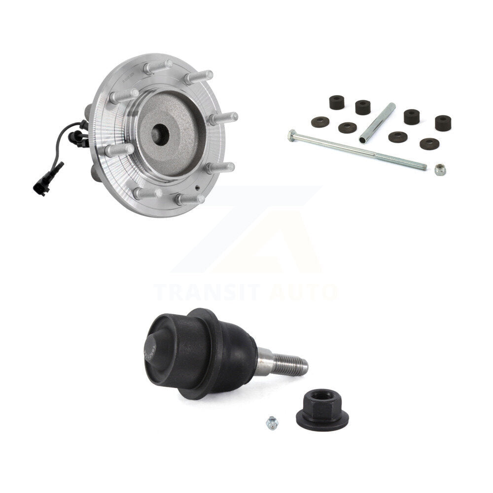 Hub Bearing Link kit Lower Ball Joint Front Kit For GMC Sierra 3500 HD Chevrolet