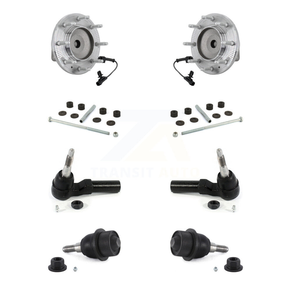 Bearing Lower Ball Joint Outer Tie Rod & Link Front Kit For GMC Chevrolet Sierra