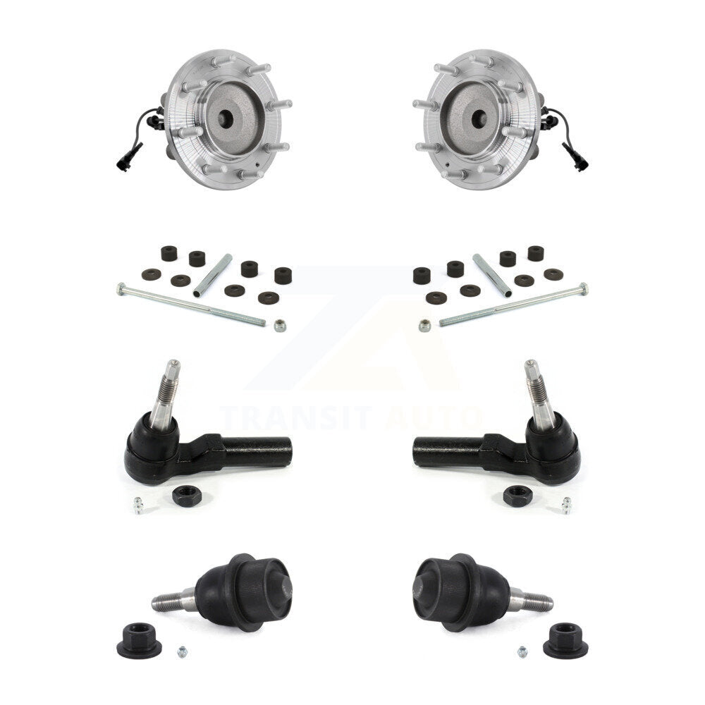Bearing Lower Ball Joint Outer Tie Rod Link Front Kit For GMC Sierra 3500 HD RWD