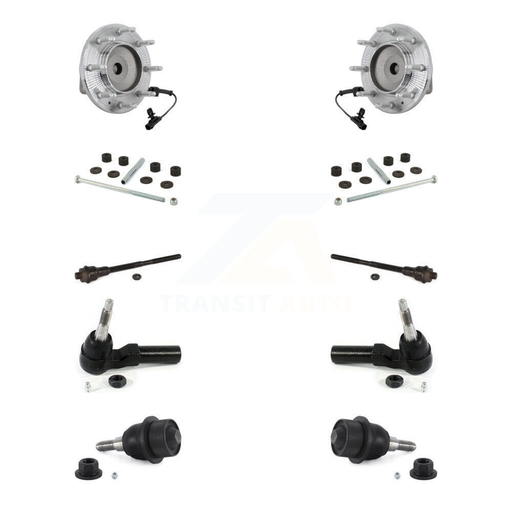 Bearing Lower Ball Joint Outer Inner Tie Rod Link Front Kit (10Pc) For GMC 2500