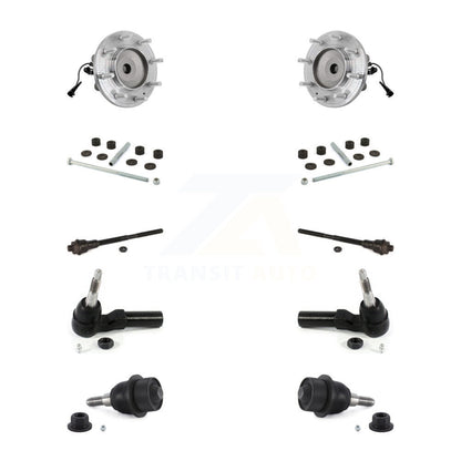 Bearing Lower Ball Joint Outer Inner Tie Rod Link Front Kit (10Pc) For GMC 3500