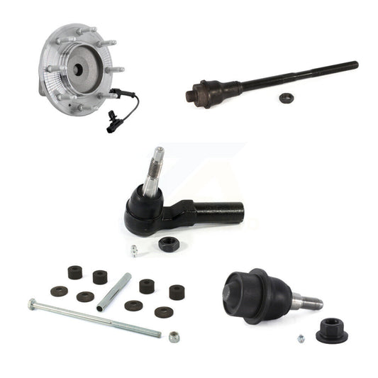 Hub Bearing Link kit Lower Ball Joint Outer Inner Tie Rod Front Kit (5Pc) For HD