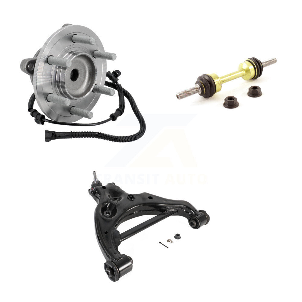 Hub Bearing Assembly Link kit & Lower Control Arm Front Right Kit For Ford F-150