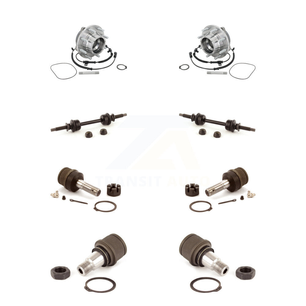Bearing Upper Lower Ball Joint Sway Bar Link Front Kit For Ford F-450 Super Duty