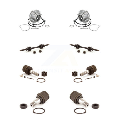 Bearing Upper Lower Ball Joint Sway Bar Link Front Kit For Ford F-450 Super Duty