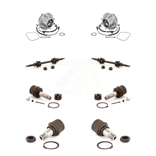 Bearing Upper Lower Ball Joint Sway Bar Link Front Kit For Ford F-450 Super Duty