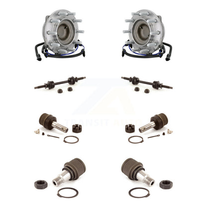 Bearing Upper Lower Ball Joint Sway Bar Link Front Kit For Ford F-450 Super Duty