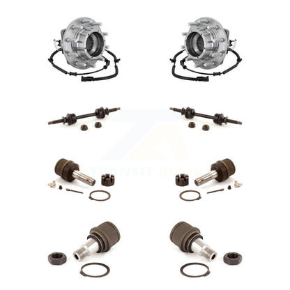 Bearing Upper Lower Ball Joint & Link Front Kit For Ford F-350 Super Duty F-450