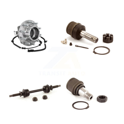 Hub Bearing Link kit Upper Lower Ball Joint Front Kit For Ford F-350 Super Duty