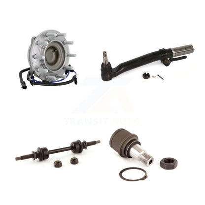 Hub Bearing Link kit Lower Ball Joint And Outer Tie Rod End Front Left Kit For