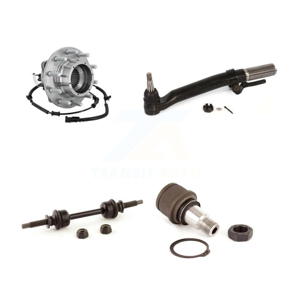 Hub Bearing Link kit Lower Ball Joint And Outer Tie Rod End Front Left Kit For