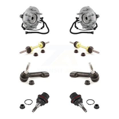 Bearing Lower Ball Joint Outer Tie Rod & Link Front Kit (8Pc) For Ford F-150 RWD