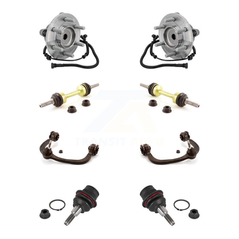Bearing Lower Ball Joint Upper Control Arm & Link Front Kit (8Pc) For Ford F-150