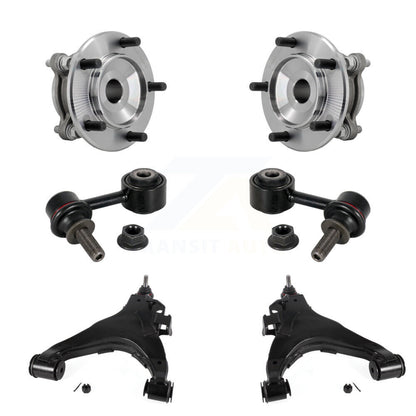 Hub Bearing Lower Control Arm Link Front Kit (6Pc) For Toyota Tundra Sequoia RWD