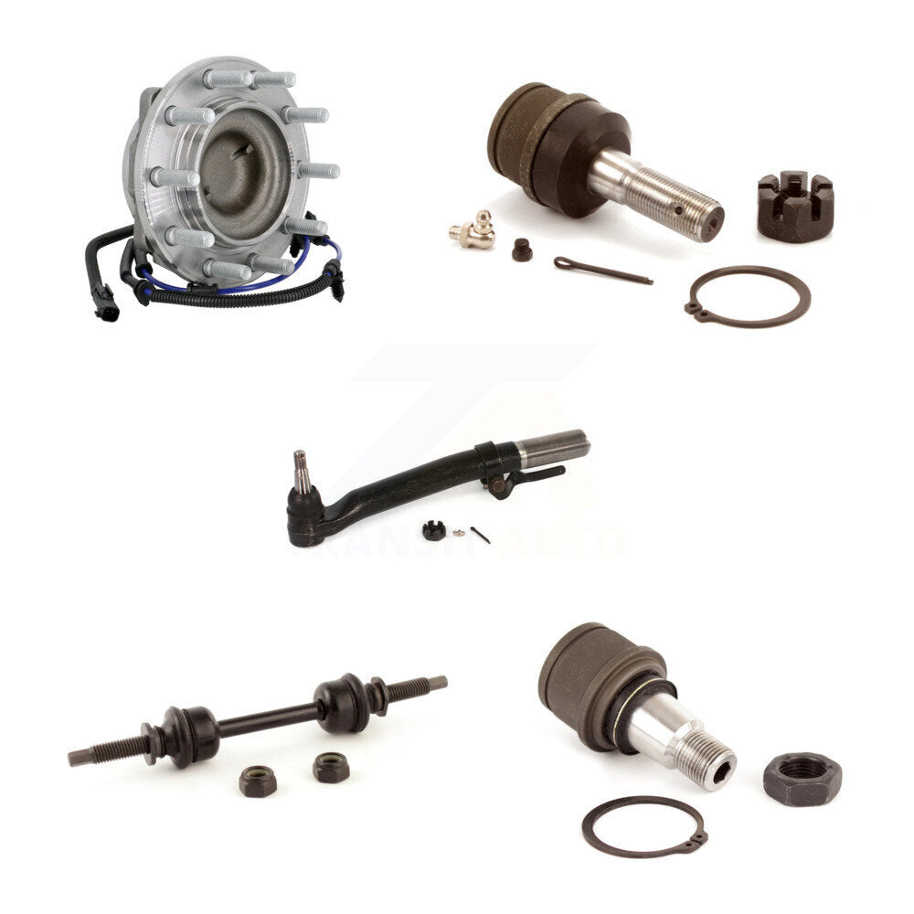 Hub Bearing Link kit Upper Lower Ball Joint Outer Tie Rod End Front Left Kit For