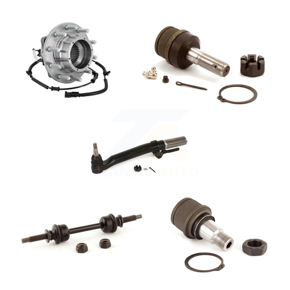 Hub Bearing Link kit Upper Lower Ball Joint Outer Tie Rod End Front Left Kit For