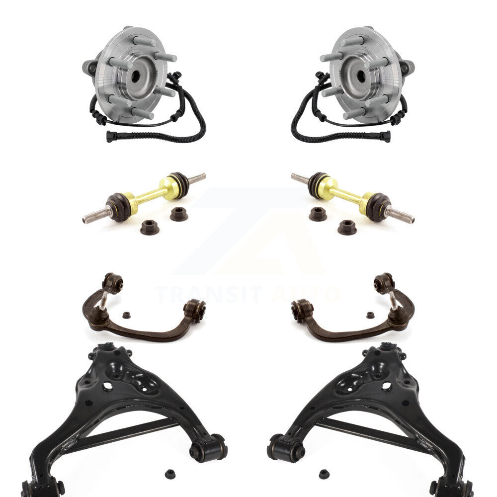 Bearing Lower Upper Control Arm Ball Joint & Link Front Kit (8Pc) For Ford F-150