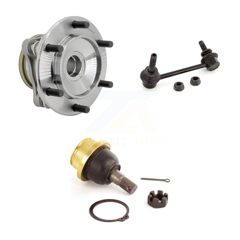 Hub Bearing Assembly Link kit Lower Ball Joint Front Left Kit For Toyota Tacoma