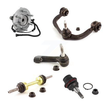 Hub Bearing Link kit Upper Control Arm Lower Ball Joint Outer Tie Rod Front Right Kit For