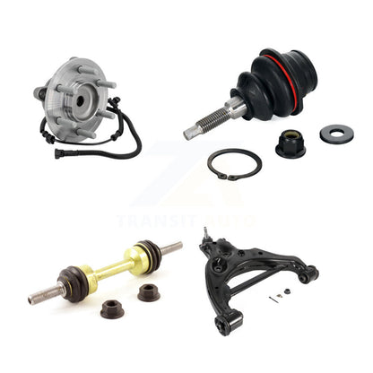 Hub Bearing Link kit Lower Control Arm And Upper Ball Joint Front Right Kit For