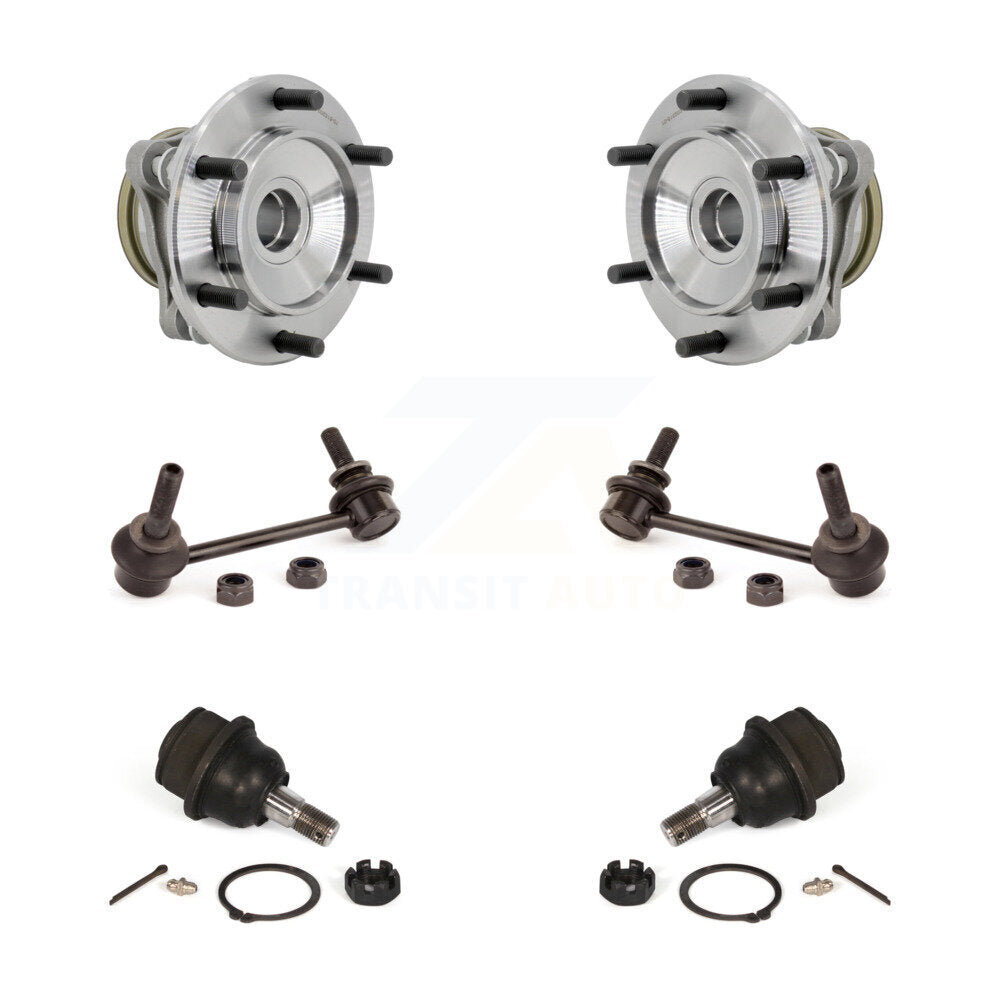 Hub Bearing Lower Ball Joint & Link Front Kit For Toyota 4Runner FJ Cruiser RWD