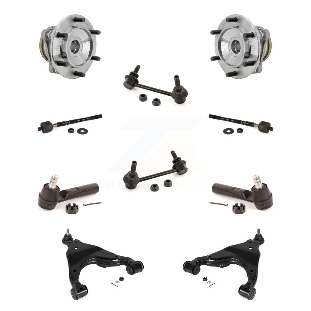 Bearing Lower Control Arm Outer Inner Tie Rod & Link Front Kit For Toyota Tacoma