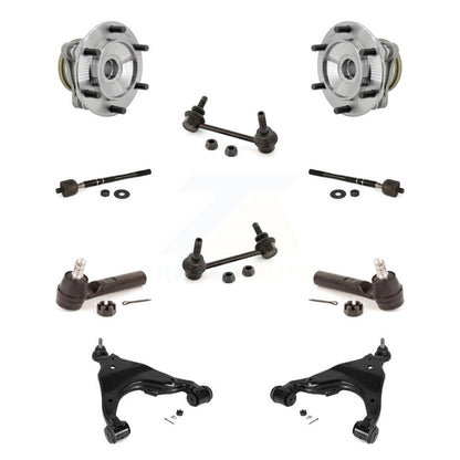 Bearing Lower Control Arm Outer Inner Tie Rod & Link Front Kit For Toyota Tacoma