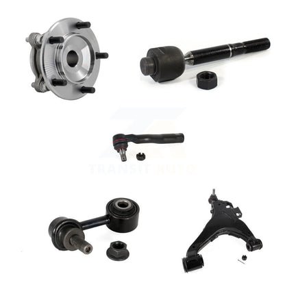 Hub Bearing Link kit Lower Control Arm With Ball Joint Outer Inner Tie Rod Front Right Kit For