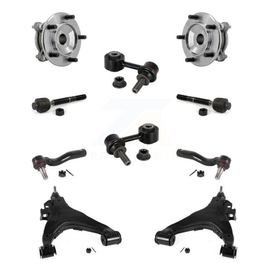 Bearing Lower Control Arm Outer Inner Tie Rod & Link Front Kit (10Pc) For Toyota