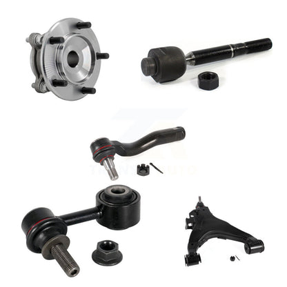 Hub Bearing Link kit Lower Control Arm With Ball Joint Outer Inner Tie Rod Front Left Kit For