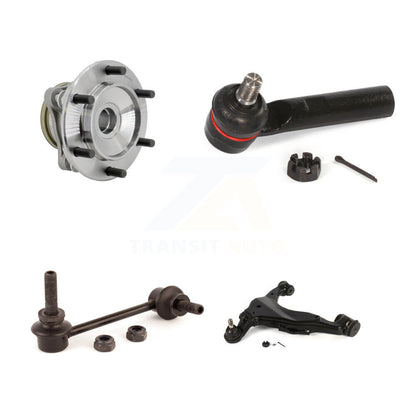 Hub Bearing Link kit Lower Control Arm With Ball Joint Outer Tie Rod Front Right Kit For