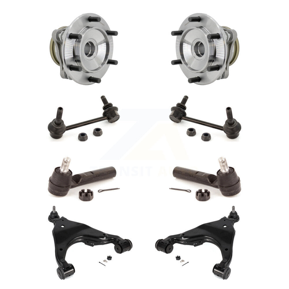 Bearing Lower Control Arm Outer Tie Rod & Link Front Kit (8Pc) For Toyota Tacoma