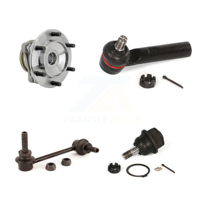 Hub Bearing Link kit Lower Ball Joint & Outer Tie Rod Front Right Kit For Toyota