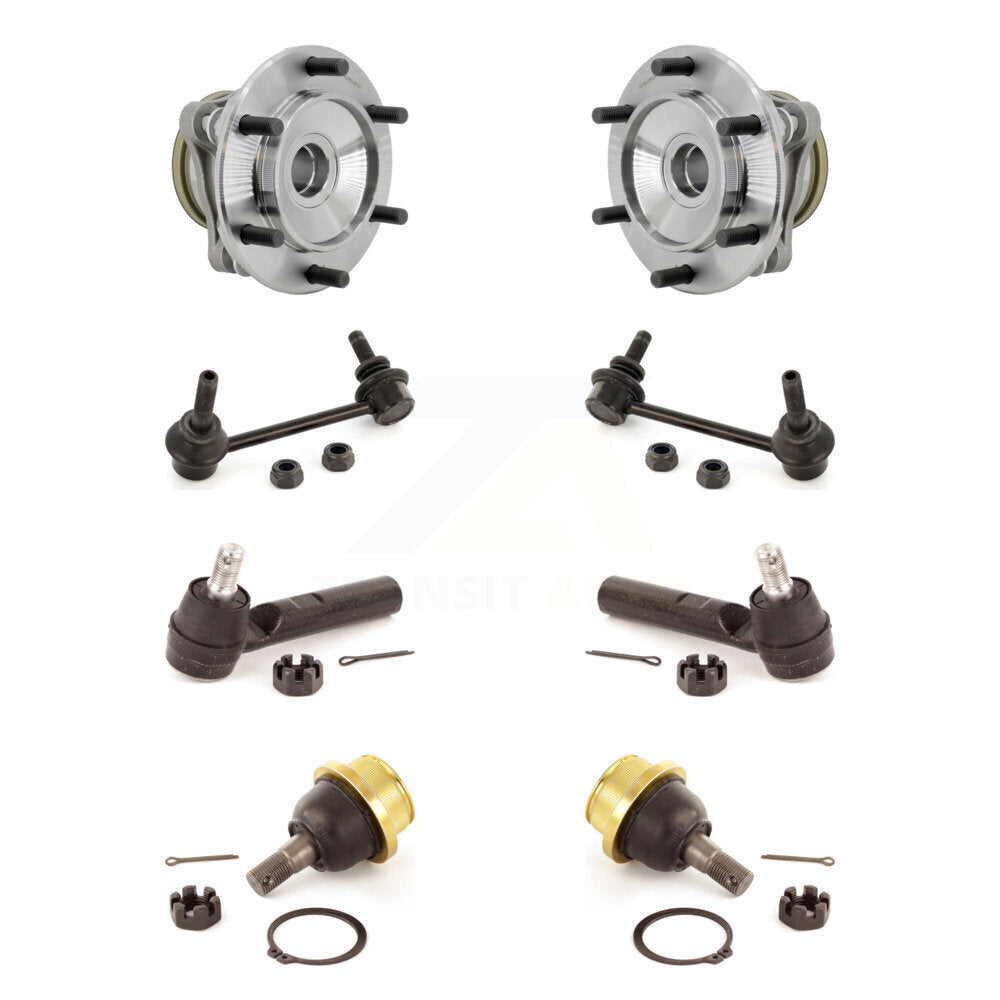 Bearing Lower Ball Joint Outer Tie Rod & Link Front Kit (8Pc) For Toyota Tacoma