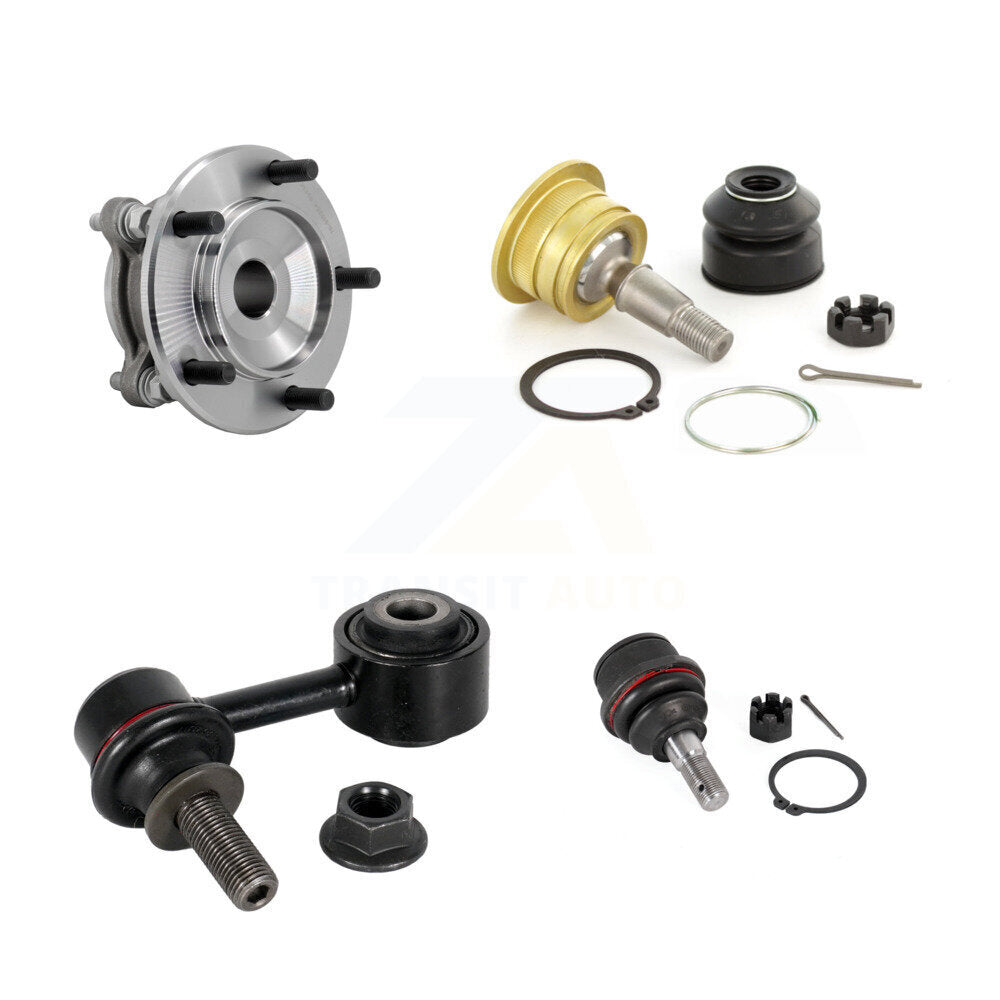 Hub Bearing Link kit Upper Lower Ball Joint Front Left Kit For Toyota Tundra RWD
