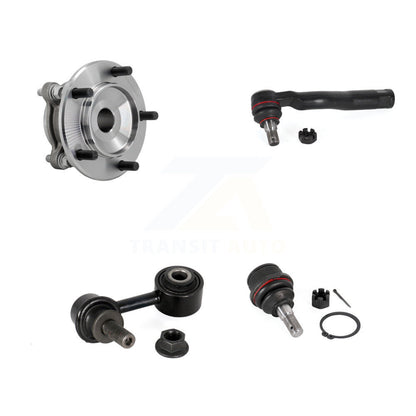Hub Bearing Link kit Lower Ball Joint & Outer Tie Rod Front Right Kit For Toyota