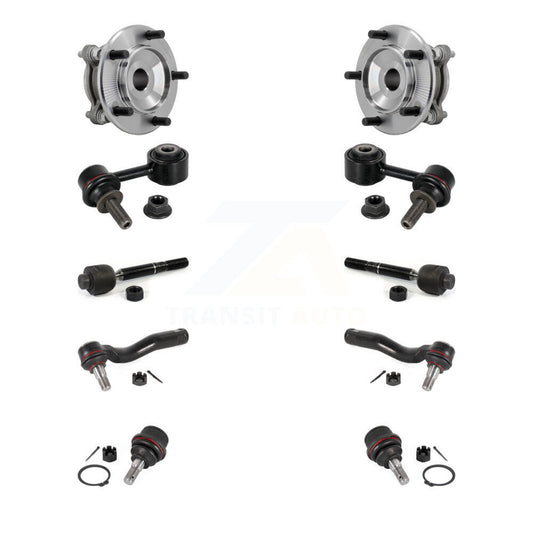 Bearing Lower Ball Joint Outer Inner Tie Rod & Link Front Kit (10Pc) For Toyota
