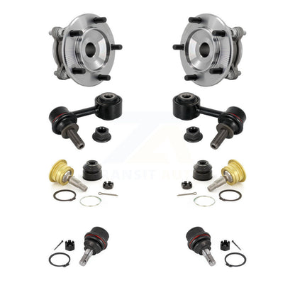 Bearing Upper Lower Ball Joint & Link Front Kit (8Pc) For Toyota Tundra Sequoia