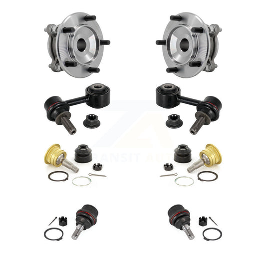 Bearing Upper Lower Ball Joint & Link Front Kit (8Pc) For Toyota Tundra Sequoia