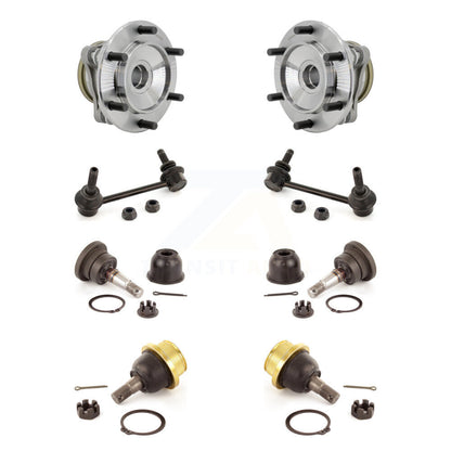 Bearing Upper Lower Ball Joint & Sway Bar Link Front Kit (8Pc) For Toyota Tacoma