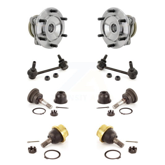 Bearing Upper Lower Ball Joint & Sway Bar Link Front Kit (8Pc) For Toyota Tacoma