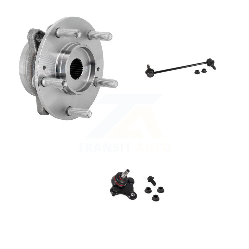 Hub Bearing Link kit Lower Ball Joint Front Right Kit For 2018-2022 Hyundai Kona